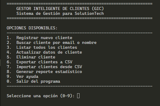 Gestor Inteligente de Clientes (GIC)